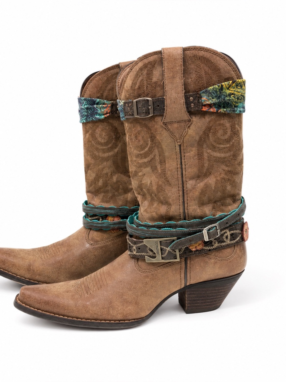 Durango Women's Crush Customizable Accessorized Western Boots 9